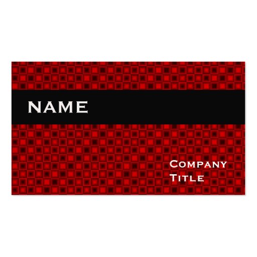 Retro Business Card Template (front side)