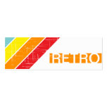 retro business card template
