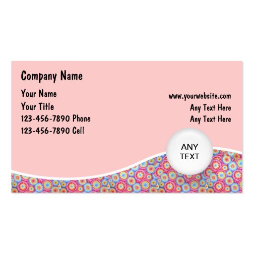 Retro Business Cards (front side)