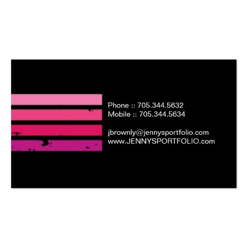 Retro Business Cards (back side)