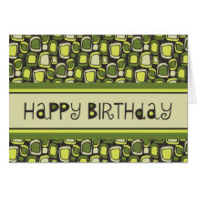 Retro Business From Group Birthday Card