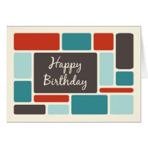 Retro Business From Group Birthday Card