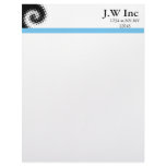 Retro Business Letterheads blue
