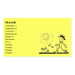 Retro Businessman Business Card Template