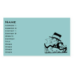 Retro Businessman Business Card Template