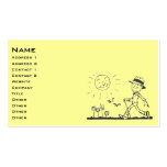 Retro Businessman Business Cards
