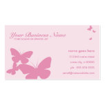 retro butterflies business cards