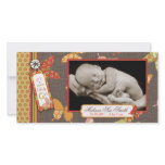 Retro Butterflies Photo Card