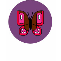 retro butterfly 01 t-shirt