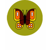 retro butterfly 02 t-shirt