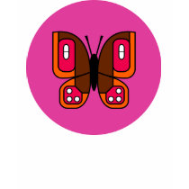 retro butterfly 05 t-shirt