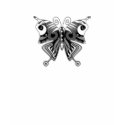 Retro Butterfly Tattoo 1 t-shirts