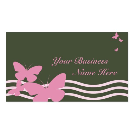 retro butterspies business card templates