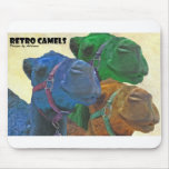 retro camels mousepads