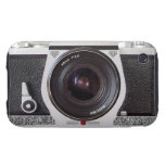 Retro Camera With Scroll On Chrome iPhone 3 Tough Tough Iphone 3 Cover