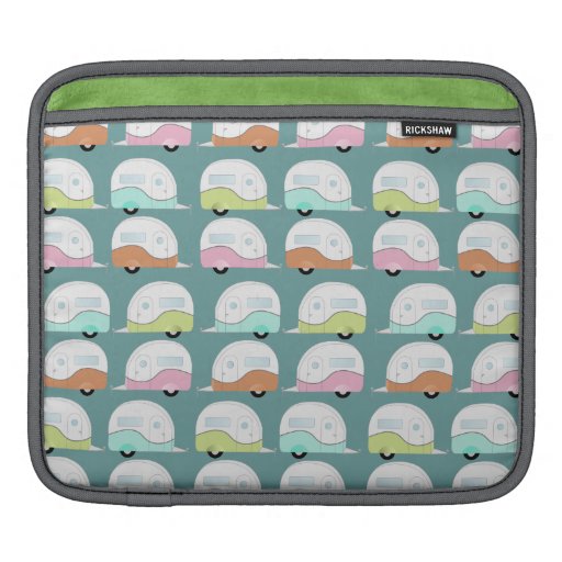 Retro Campers Rickshaw Sleeve iPad Sleeves