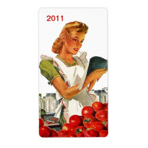 Retro Canning Jar Labels Label Canned Goods Canner