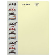 RETRO CARS 2 AUTO RESTORATION grey red black letterhead