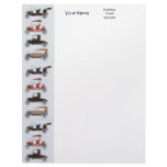 RETRO CARS 2 AUTO RESTORATION grey red black white letterhead