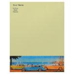 RETRO CARS - Auto repair automotive ,blue yellow letterhead