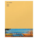 RETRO CARS - Auto repair automotive ,blue yellow letterhead