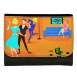 Retro Cartoon Cocktail Party Wallet