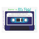 Retro Casette Tape 80s Party Theme Invitation invitations