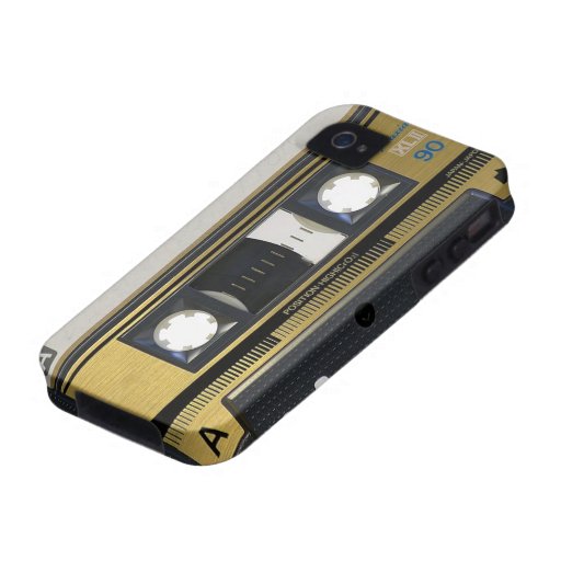Retro Cassette Tape iPhone 4 Cover Skin 80's Throw