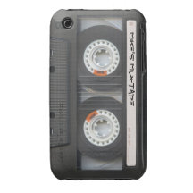 Retro Cassette Tape Mix-Tape Case-Mate iPhone 3 Cases