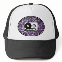 Retro Cassette Tape Purple hats by atomic50s Retro Cassette Tape Purple hats