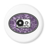 Retro Cassette Tape Purple magnets