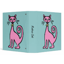 Retro Cat (1.5in) binders