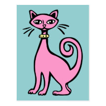 Retro Cat Post Cards