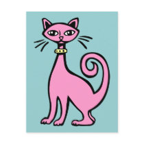Retro Cat postcards