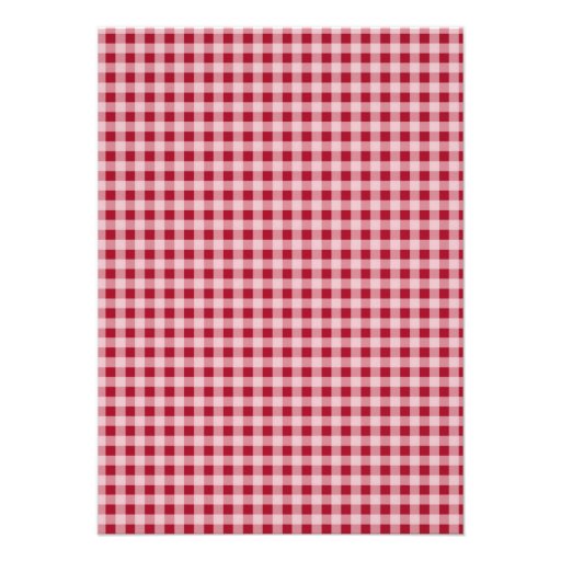 Retro Chalkboard; Carmine Red Gingham; Checkered Personalized Invite