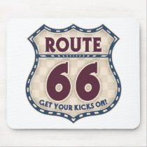 Retro Checker 66 Mousepad