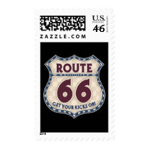 Retro Checker 66 Stamp