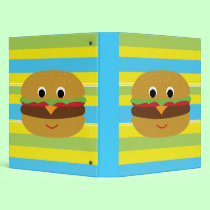 Retro Cheeseburger binders