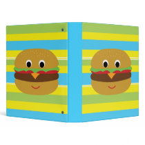 Retro Cheeseburger binders by toxiferous Retro Cheeseburger binders