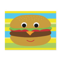 Retro Cheeseburger postcards by toxiferous Retro Cheeseburger postcards