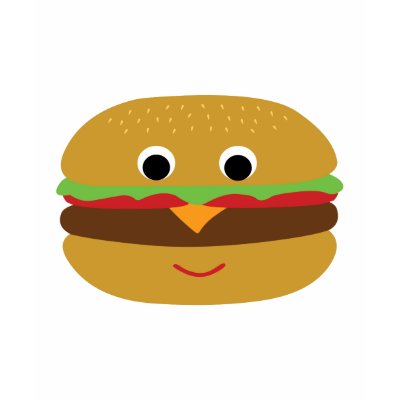 Retro Cheeseburger Tshirt by toxiferous
