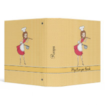 Retro Chef Binder Recipe Organizer