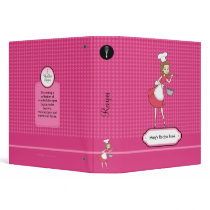 Retro Chef Binder Recipe Organizer