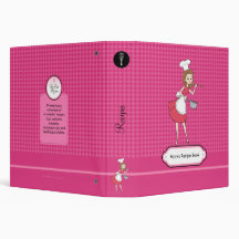 Retro Chef Binder Recipe Organizer