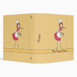 Retro Chef Recipe Binder Organizer