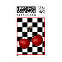 Retro Cherries Postage postage by Regella Retro Cherries Postage postage