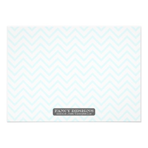 Retro Chevron Graduation Announcement