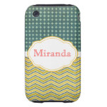 Retro Chevron & Polka-Dots iPhone3G casemate cases