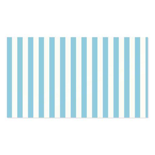 Retro Chic Artistic Lines Stripes Blue White Business Card (back side)