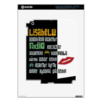 retro chic metropolitan European languages Skins For iPad 3